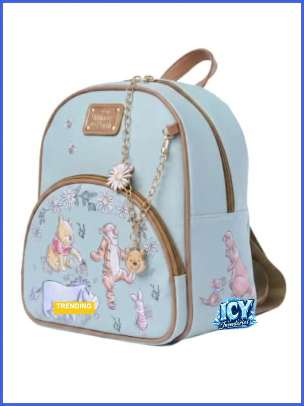Disney Winnie the Pooh Eeyore Mini Backpack Faux Leather Shoulder Bag